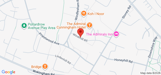 Map showing Pizza World Charcoal Grill - Bracknell in Bracknell